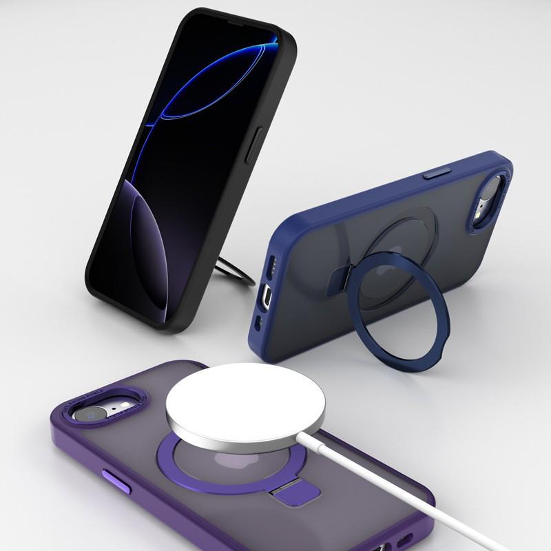 Невидимый магнитный держатель Чехол для телефона для iPhone 17e - Дизайн с ощущением кожи