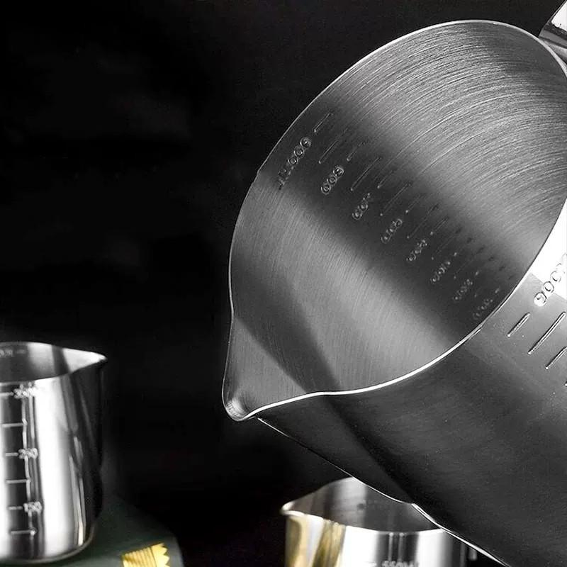 Кувшин для вспенивания молока и кофе из нержавеющей стали 304, специализированная классическая кофеварка для латте, капучино, крема, паровая чашка для вспенивания