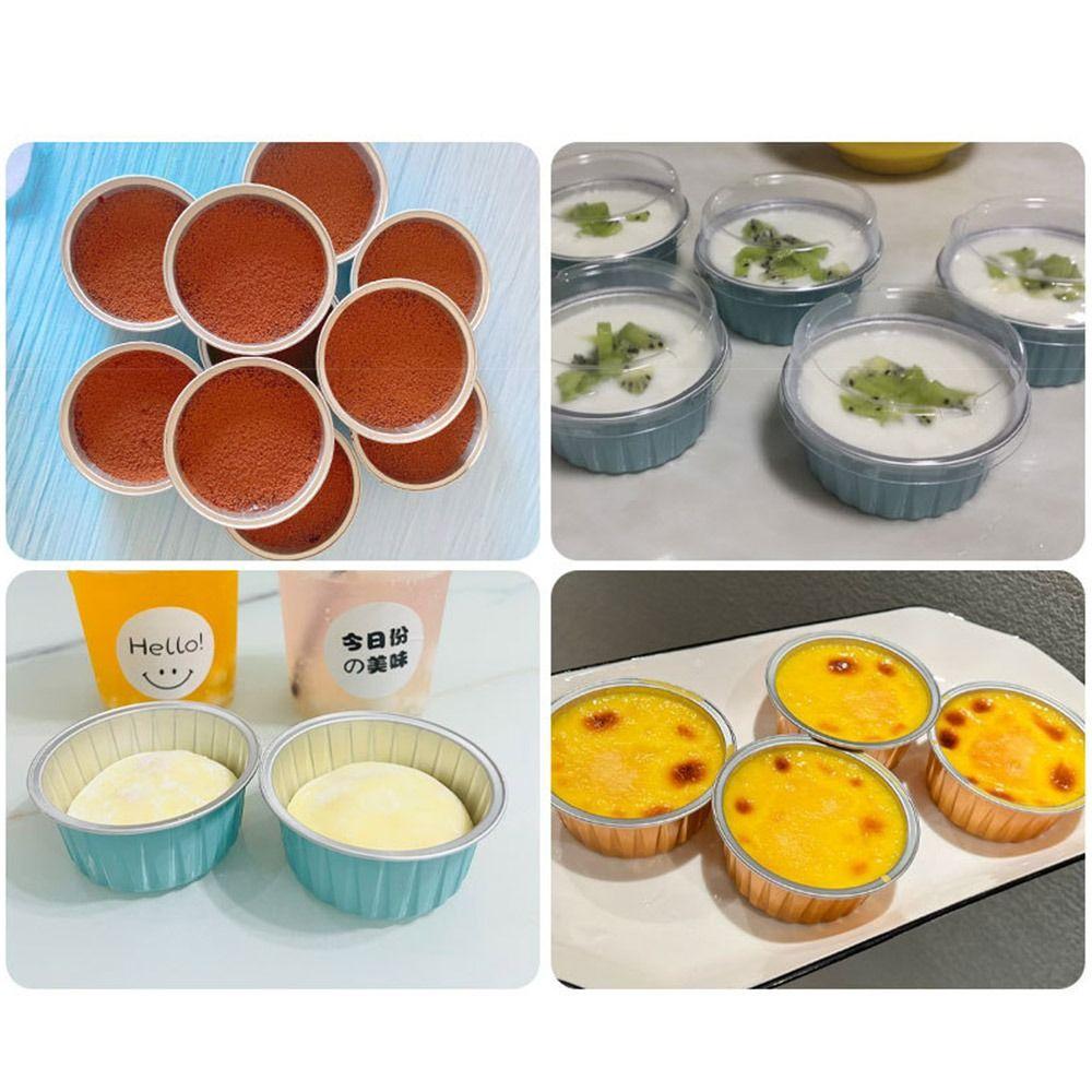 Cake Tool Air Fryer Reusable Aluminum Foil Tin Cup Tinfoil Box Pudding Cake Mold Tray Tinfoil Cups