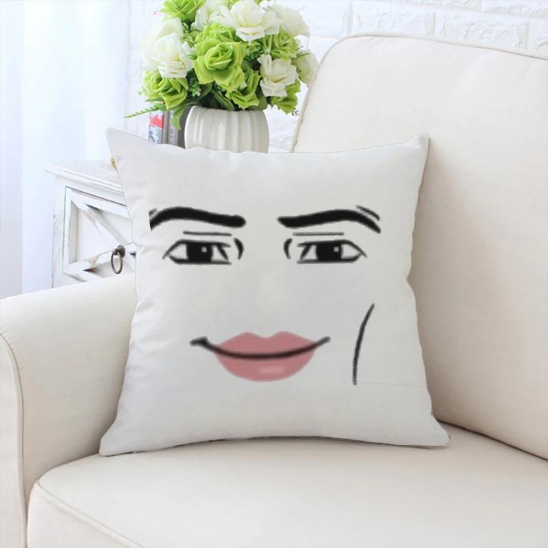 Creative Expression Pattern Pillowcase Car Ornaments Office Living Room Sofa Home Pillowcase