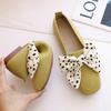 Fashion Women Flats Summer Breathable Mesh Shoe Fashion Butterfly Square Toe Single Shoes for Women Causal Walking Flats Slip-On Loafers