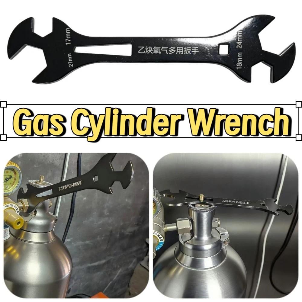 Steel Gas Cylinder Wrench Professional Pressure Reducer Wrench Gas Bottle Tool  Maintenance