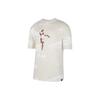Casual Print Crew Neck Short Sleeve T-Shirt Men Tops Sail-White DM1437-133