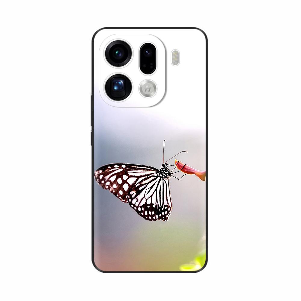 Чехол для OPPO Find X9 Pro Милые Цветы Мультяшная Задняя Крышка Для OPPO Find X9 Чехлы FindX9 Pro Ударопрочные Чехлы для Телефона Funda Оболочки