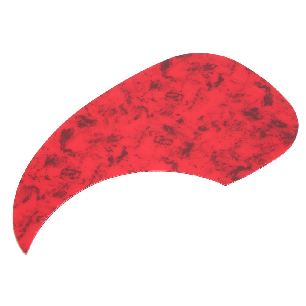 2Pcs Acoustic Guitar Pickguard Folk AntiScratch Guard Plate Replacement for 3841in Celluloid(Red Tortoise Color Water