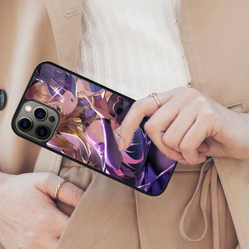 Fischl Genshin Impact Магнитный чехол для телефона ДЛЯ APPLE iPhone 17 Air 16 14 13 12 Pro Max 15 Plus Беспроводная зарядка С крышкой MagSafe