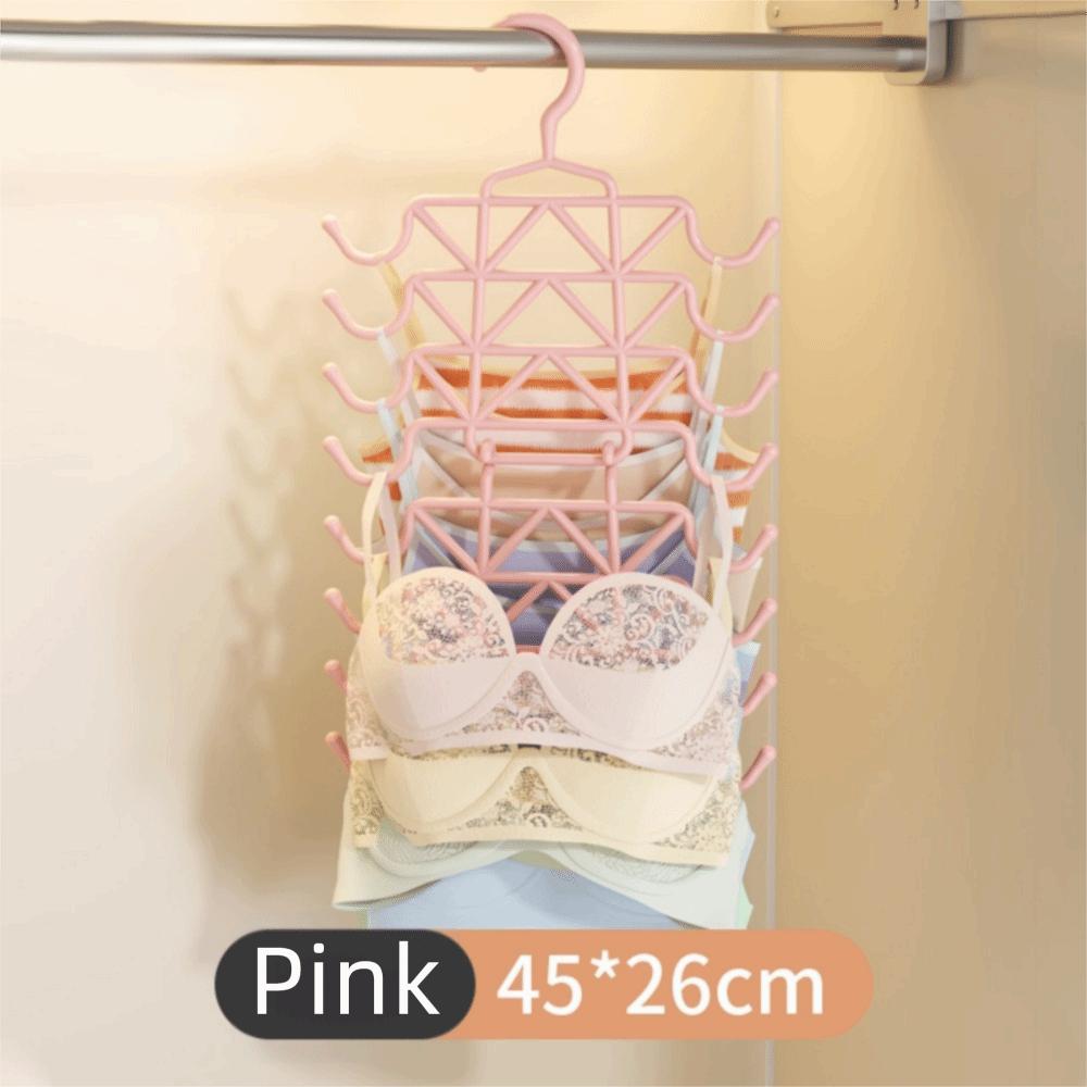 Multi-Layer Underwear Hanger Sturdy Scarf Rack Traceless Bra Hanger Home Storage