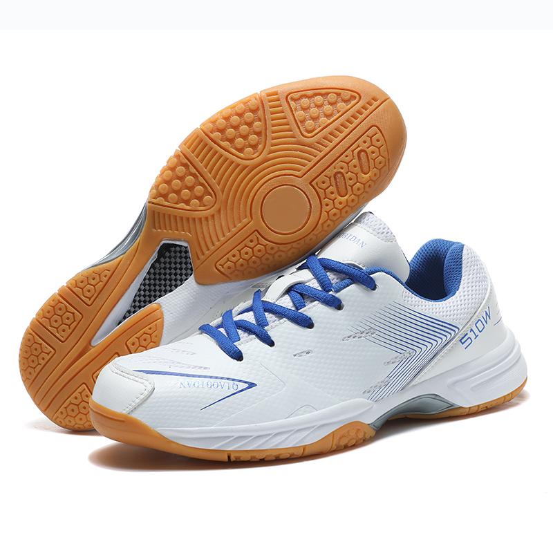Mens Badminton Shoes Outdoor Anti-slip Sports Training Shoes Men and Women Sneakers Comfortable Lace-up Tennis Shoes for Men
