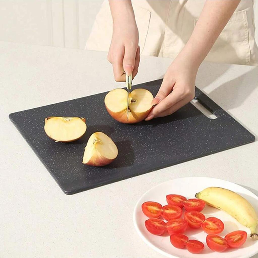 Marble Texture PP Cutting Board Antibacterial and Mildew Cutting Board Kitchen Vegetable Cutting Board Dishwasher Safe
