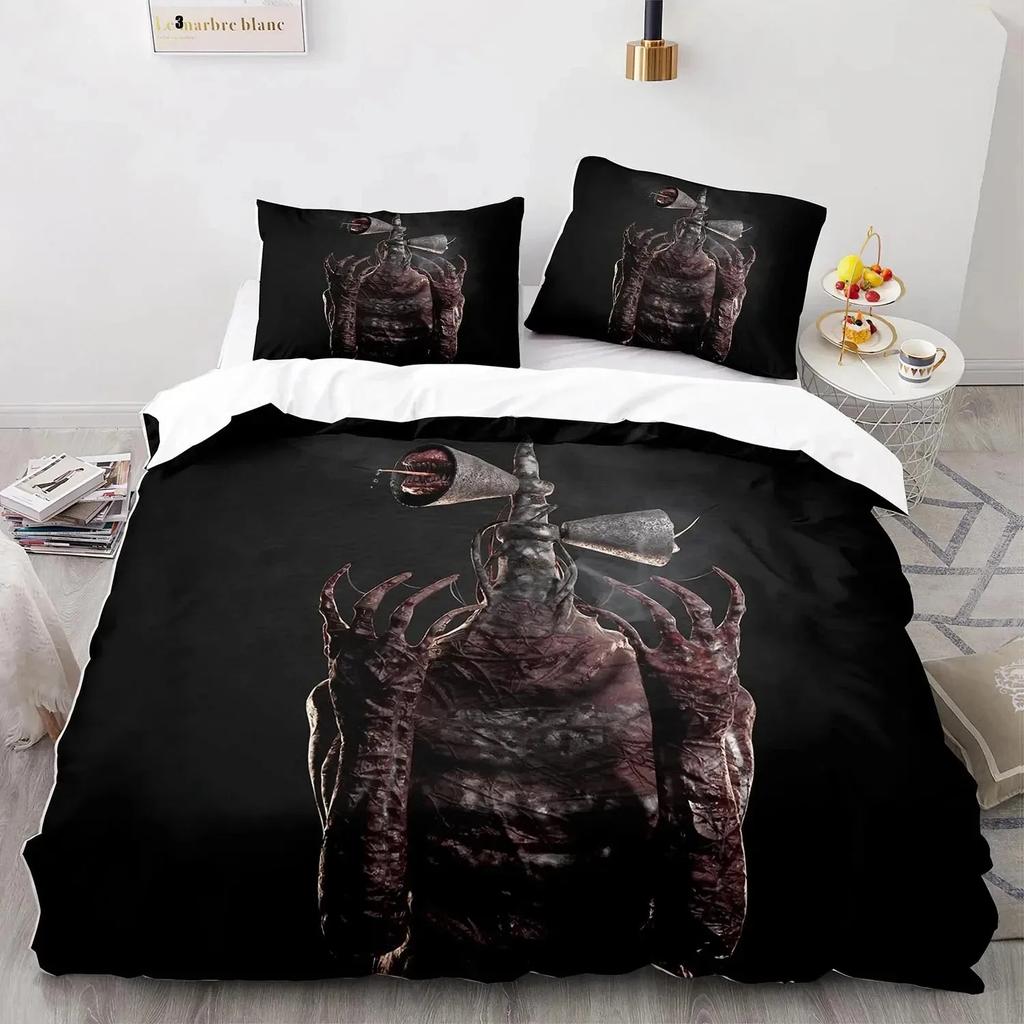 Комплект постельного белья Siren Head Single Twin Full Queen King Size Комплект постельного белья Siren Head Aldult для мальчиков, пододеяльники, наборы с 3D-принтом 200x200