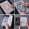 A4 Animal Series Stencils for Hollow Painting Stencils Spray/hand Painting Drawing Template Pre Tracing Ruler DIY Scrapbooking Journal Decoration