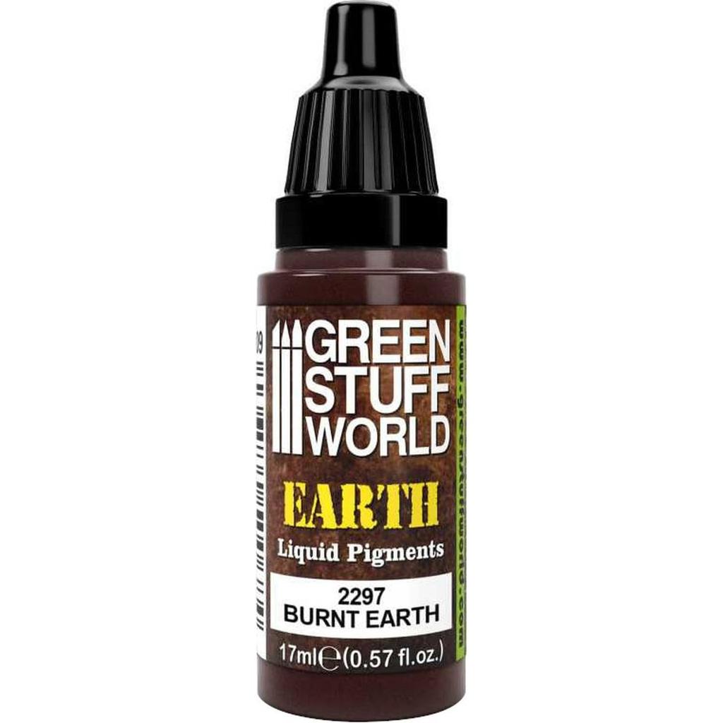 Green Stuff World Жидкий пигмент Обожженная земля 17 мл Акриловая краска для хобби GSWC-2297