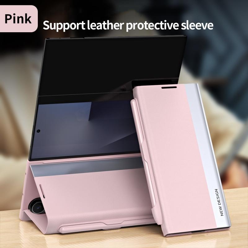 Leather With Stylus Stand Case for Samsung Galaxy Z TriFold / Z Fold 8 Ultra / 7 6 5 4 3 Folding Frosted Shockproof Back Cover