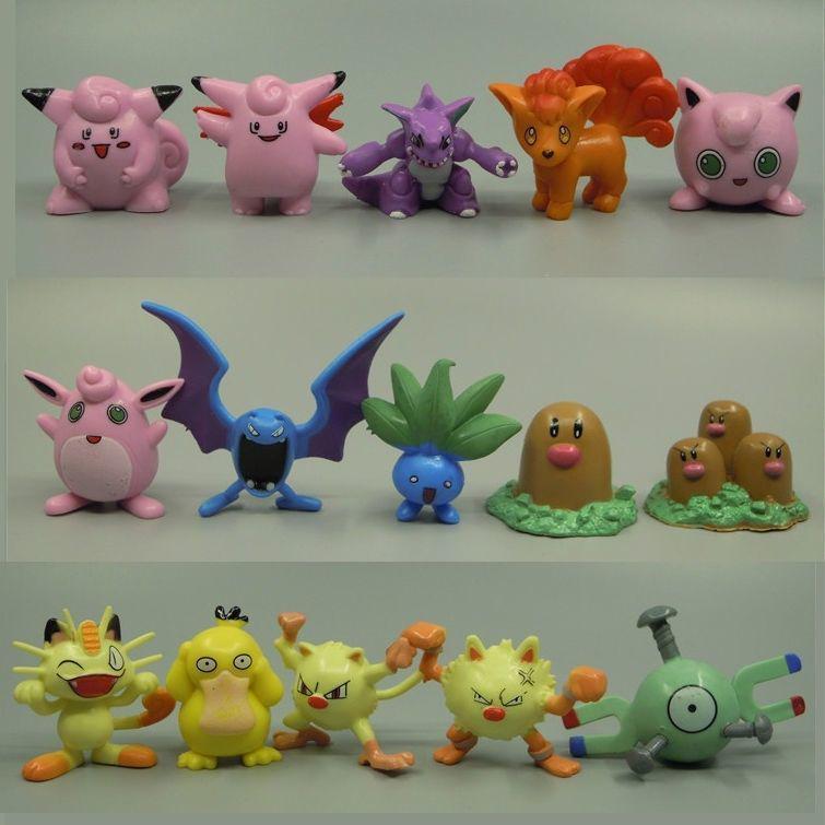 144 Pokémon Figures & Ornaments: Pikachu Dolls & Pocket Monster Toys Gifts