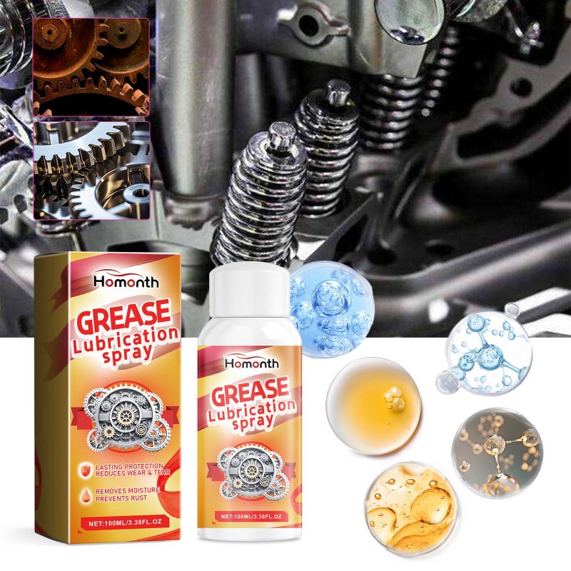 MultiPurpose Lubricant Spray 100ml for Locks Hinges Machinery AntiRust LongLasting Oil for Automotive Maintenance