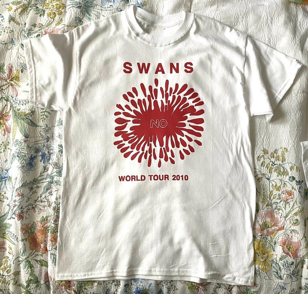 НОВИНКА Футболка с коротким рукавом The Swans Band 2010 Белая Все размеры AG1206 Унисекс