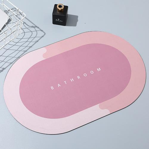 Супер впитывающий коврик для душа и ванной, противоскользящий ковер для ванной комнаты, простой кухонный вход, мягкая дверь, боковой коврик для ванной, домашний декор