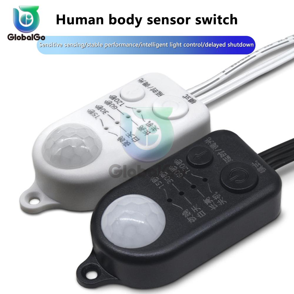 DC5-24V USB ИК-датчик движения DC выключатель Корпус Инфракрасный Интеллектуальный датчик Детектор Переключатель для Светодиодной ленты Автоматический