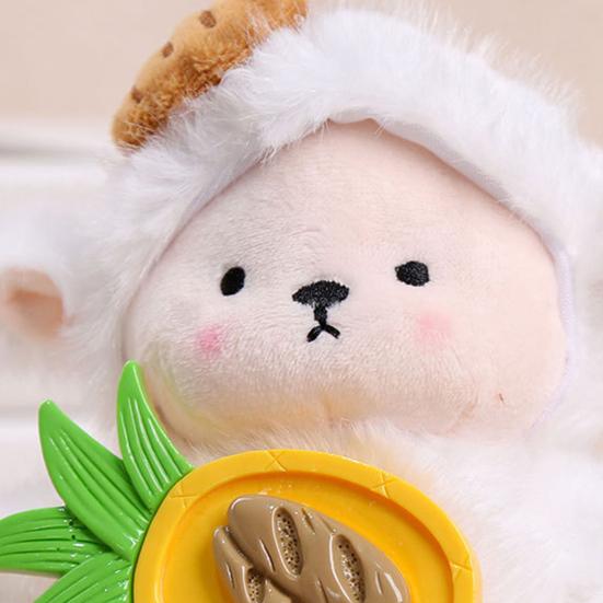 Penguin Sheep Design Plush Doll Keychain Pendant Soft Portable Mini Doll Hanging Ornament Bag