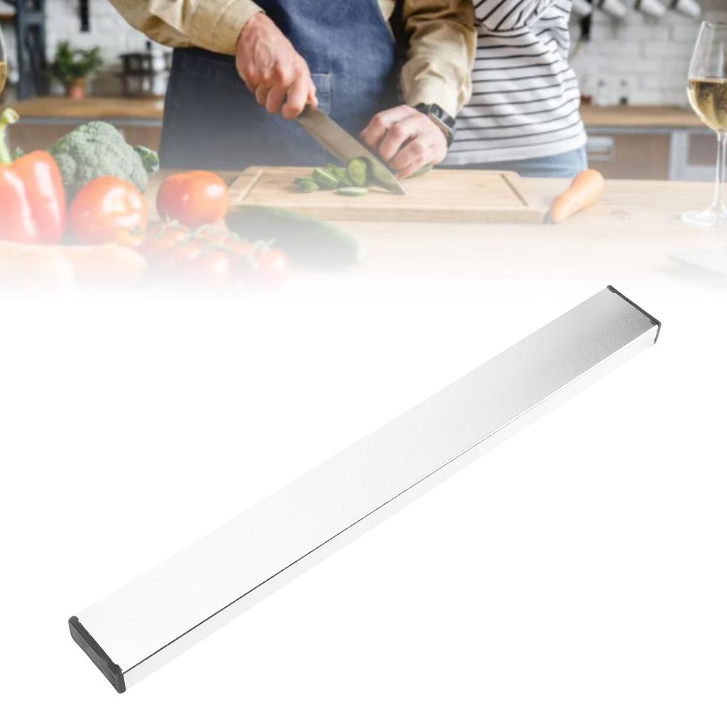 Magnetic Cutter Holder for Wall Aluminum Alloy Magnetic Cutter Storage Strip Kitchen Tool for Home