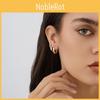 Elegant Geometric Shape Copper Clip-on Earrings Set 2023 Winter Fashion Jewelry