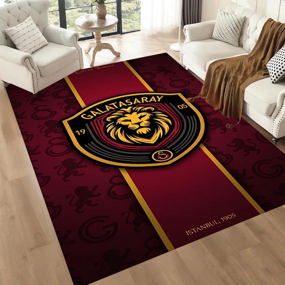 Galatasaray 306 Floor Mat Suitable for Balcony Dining Room Entryway Foyer Anti-slip Rug Anime Office Decor