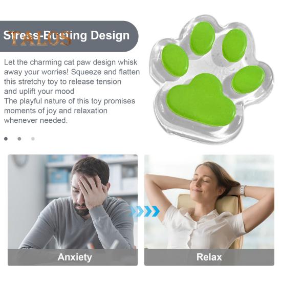 Большая игрушка для снятия стресса с кошки, игрушка для снятия беспокойства, ущипывания кошачьей лапы, сенсорная игрушка для детей, подростков и взрослых, мягкий мяч для снятия стресса, игрушка для домашних животных