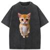 Summer Funny Cat 3D Print Women Casual T-Shirt Women Men Harajuku T Shirts Girl Boy Casual Clothes Tee