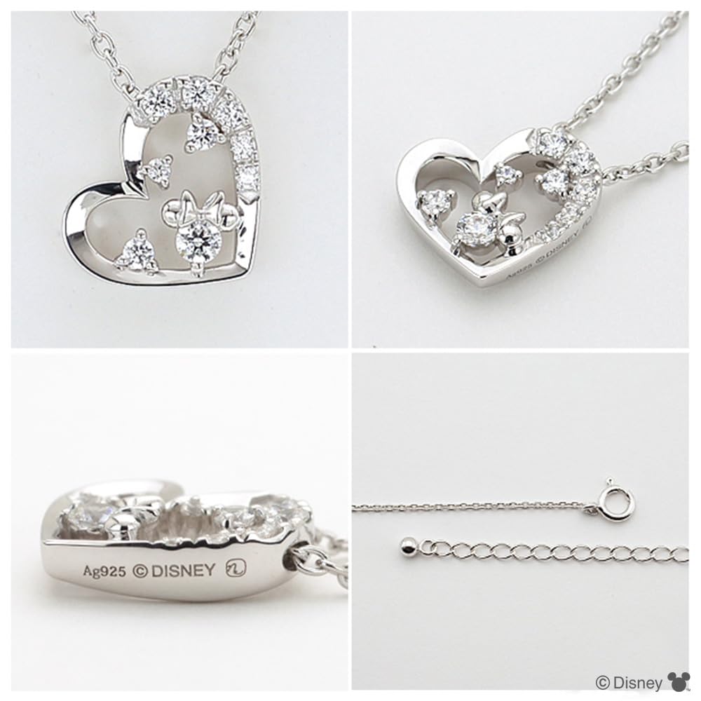 Цирконий [Disney] Минни/WEB Limited/Серебро/Подвеска/Ожерелье/Кубический (VPCDST0002)