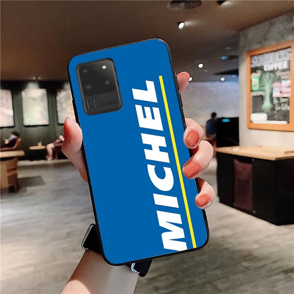 Чехол для телефона с логотипом M-Michelins для Samsung S 24 Fe 25 Ultra Plus 20 Lite 21 30 22 23 24 22 Ultra 5G Fundas
