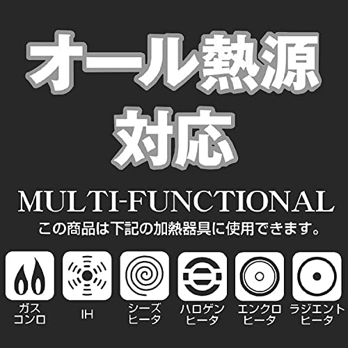 PEARL METAL VISIONS 16см Соусник со стеклянной крышкой, Подходит для индукционных плит, Золотое покрытие, CP-8807