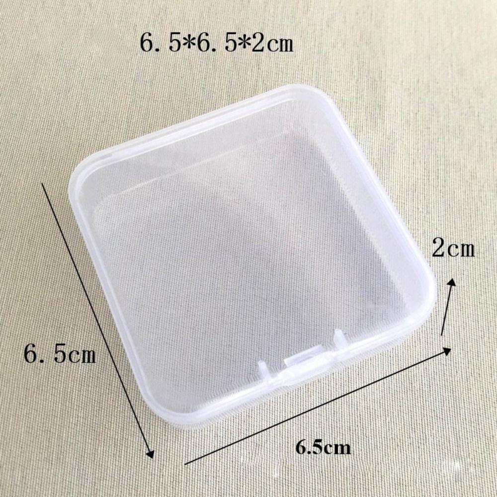 Пластиковый контейнер для бижутерии, квадратный футляр для мелких предметов, коробки для горячей упаковки, держатель для электроинструментов