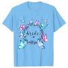 Fashion Bridal Wedding Party Tshirt Team Bride Bridesmaid Shirts Unisexs Bachelorette Single Farewell Party Flower Wreath Tees