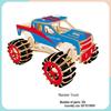 Деревянная 3D-пазл-машинка - Образовательная ручная игрушка для детей