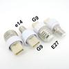 E27 E14 To G9 Lamp Base Bulb Holder Converter Power Socket Conversion Light Bulb E14-G9 E27-G9 Type Adapter Fireproof White