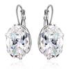 Valentines Day Gift Crystal Big Stone Drop Earrings Fashion Elegant Party Jewelry
