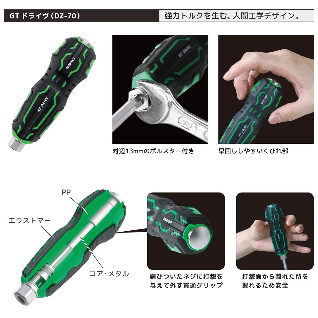 ENGINEER Набор комбинированных инструментов для инженеров Совместим с винтами Phillips с дробленой головкой и болтами с шестигранным углублением под ключ. Отвертка для удаления винтов, которая также может