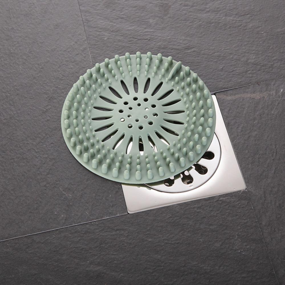 4 PCS TPR Shower Drain Cover Anti-Clog Design Bathtub Drain Cover Home Bathroom Kitchen