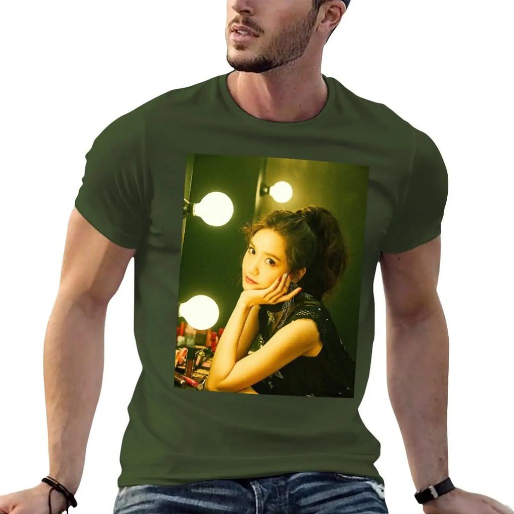 GIRLS GENERATION HOLIDAY NIGHT YOONA T-Shirt graphics t shirt Short t-shirt graphic t shirts oversized