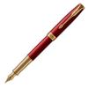 Parker Перьевая ручка M со средним кончиком Sonnet Red GT 1950774, обычная, импортная, 146 мм x 9 мм, двойного назначения, прибл.