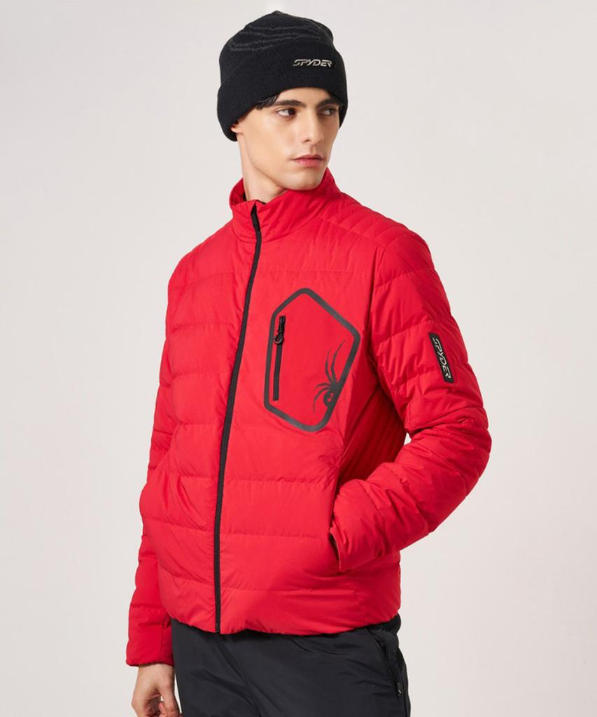 Spyder Men'S Lightweight Goose Down Jacket Spkwcndj301Mred