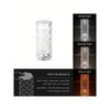 LED Rose Lamp Crystal Table Lamp 3/16 Colors Touch/Remote Diamond  Romantic Christmas USB Party Night Light Projector Light