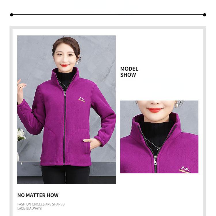 Женское пальто на весну и осень 2023, теплая флисовая толстовка с капюшоном для мам, осенне-зимний флисовый топ