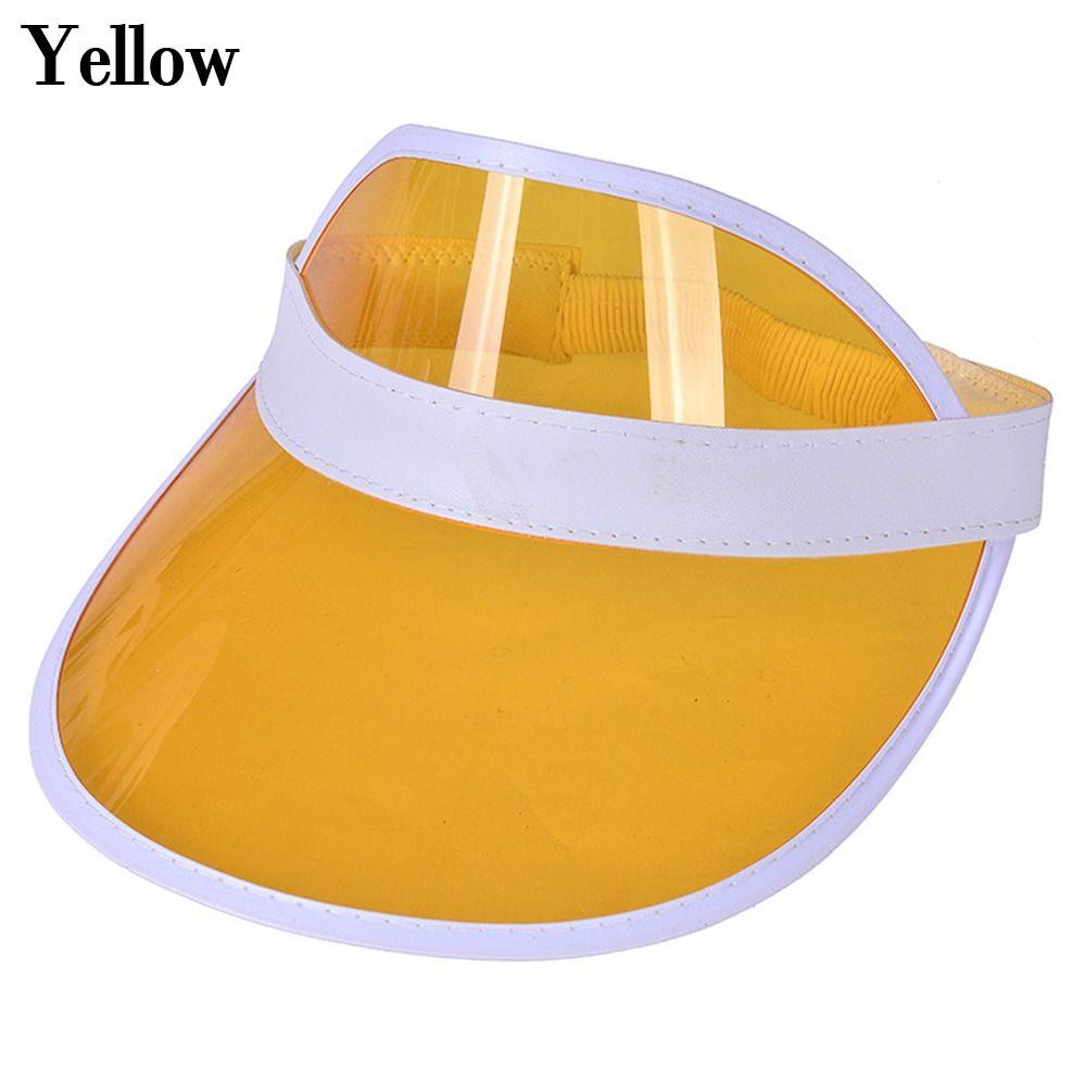 Пустая макушка Женская Мужская Прозрачная Велосипедная Солнцезащитная Шляпа Козырьки Летняя Бейсболка Защита от УФ Лучей Солнцезащитная Шляпа