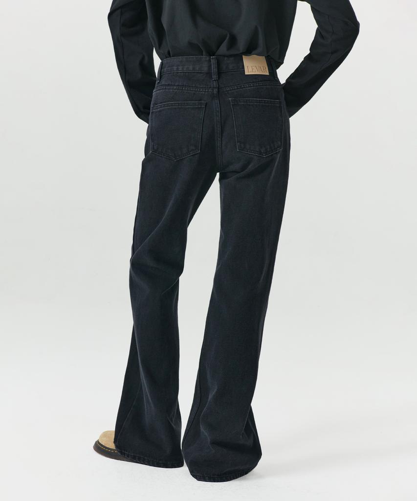Джинсы Leuba Relaxed Bootcut - Черные