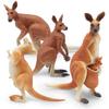 PVC Material Kangaroo Model Simulated Design Kangaroo Statue Crafts  For Collectors