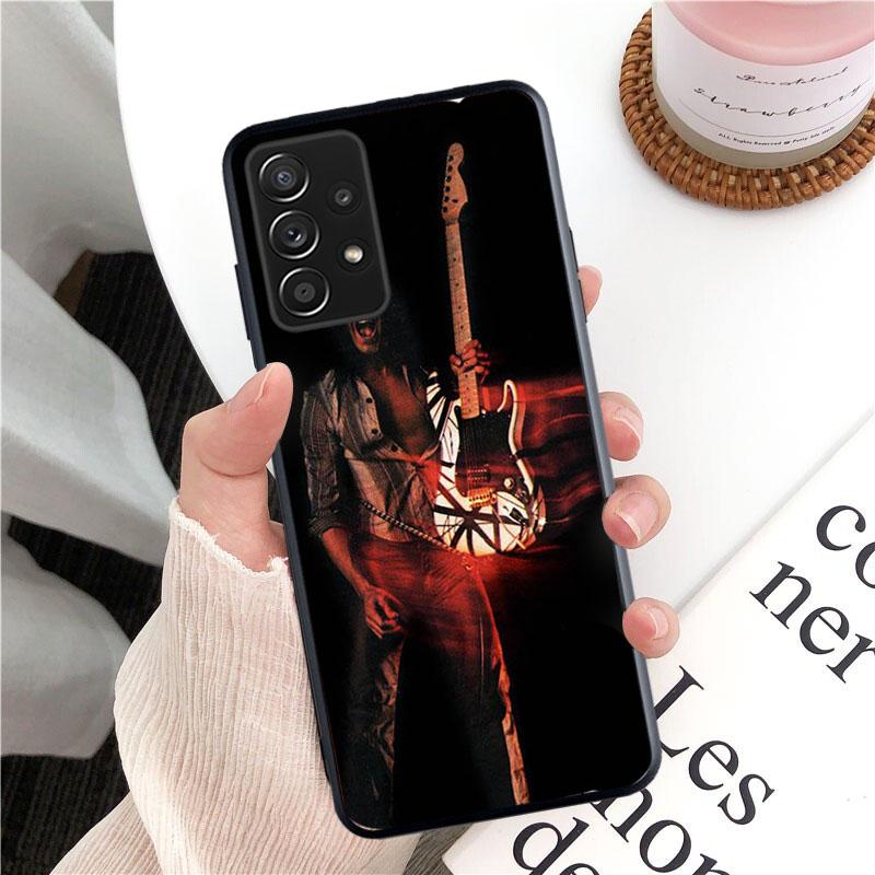 Чехол для телефона Eddie Van Halen с графическим гитарным принтом для Samsung Galaxy A13 A03 A12 A32 A71 A11 A21S A02 A52 A72 A51 A50 A70 A31 M31