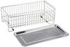 Pearl Metal Slim Stainless Steel Draining Basket, At Aqua, HB-3937, Silver