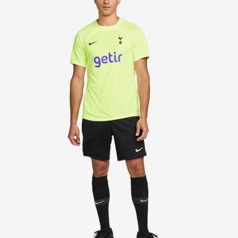 Nike Футболка мужская тренировочная серия Tottenham Hotspur Football Training Series с круглым вырезом и цифровым принтом, с коротким рукавом, зеленая, DJ8590-702
