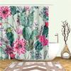 Тропическое растение кактус ананас шторки для душа занавеска для ванной комнаты кортина душа фэбрик водонепроницаемый полиэстер занавеска для ванны